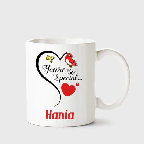 Customized Gift Mug for His/ Her β You're So Special with Name